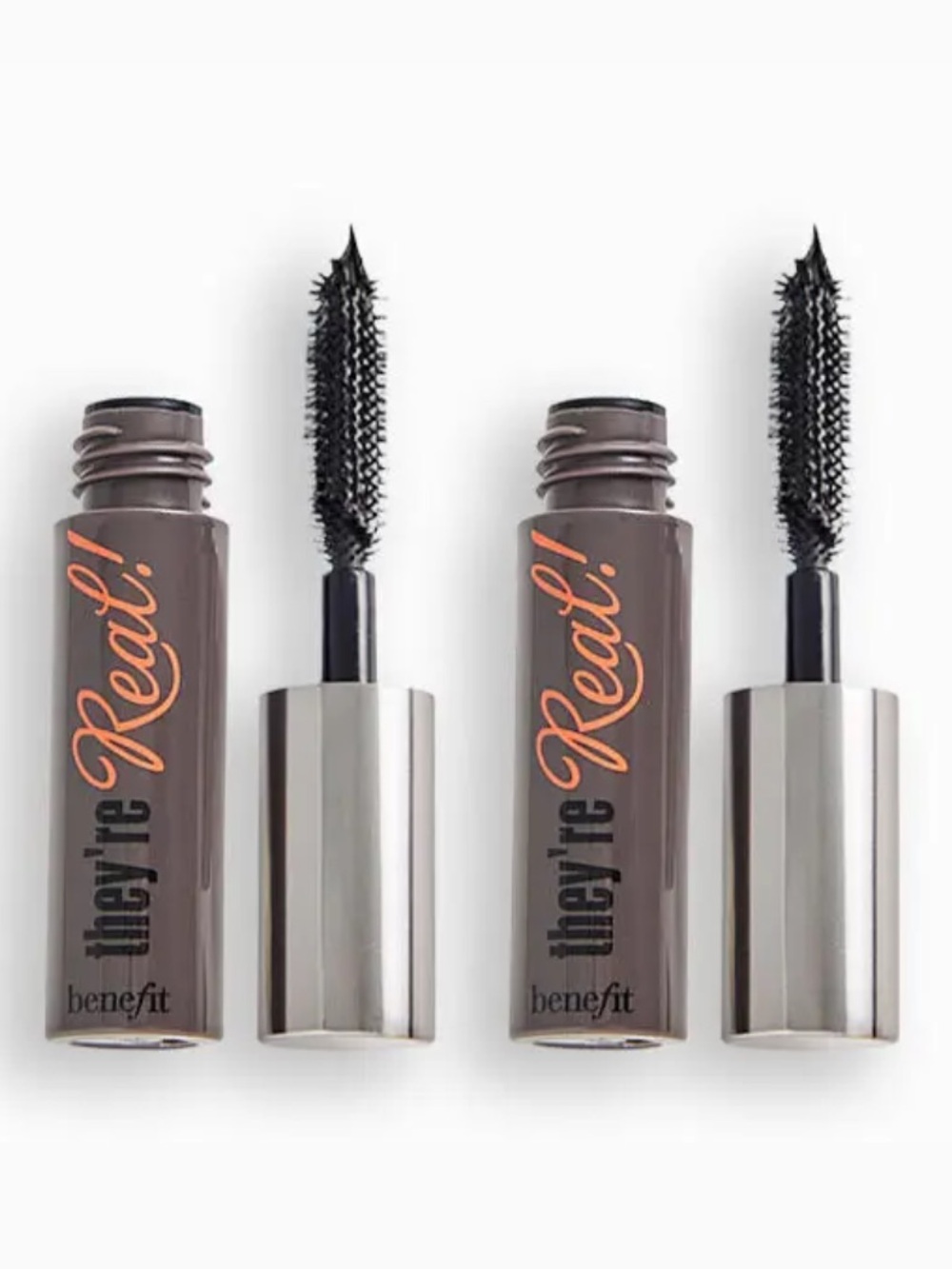 BENEFIT COSMETICS They're Real! Lengthening Mascara Mini Duo in Jet Black 3g X 2